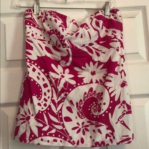 J. Crew Floral Tube Top